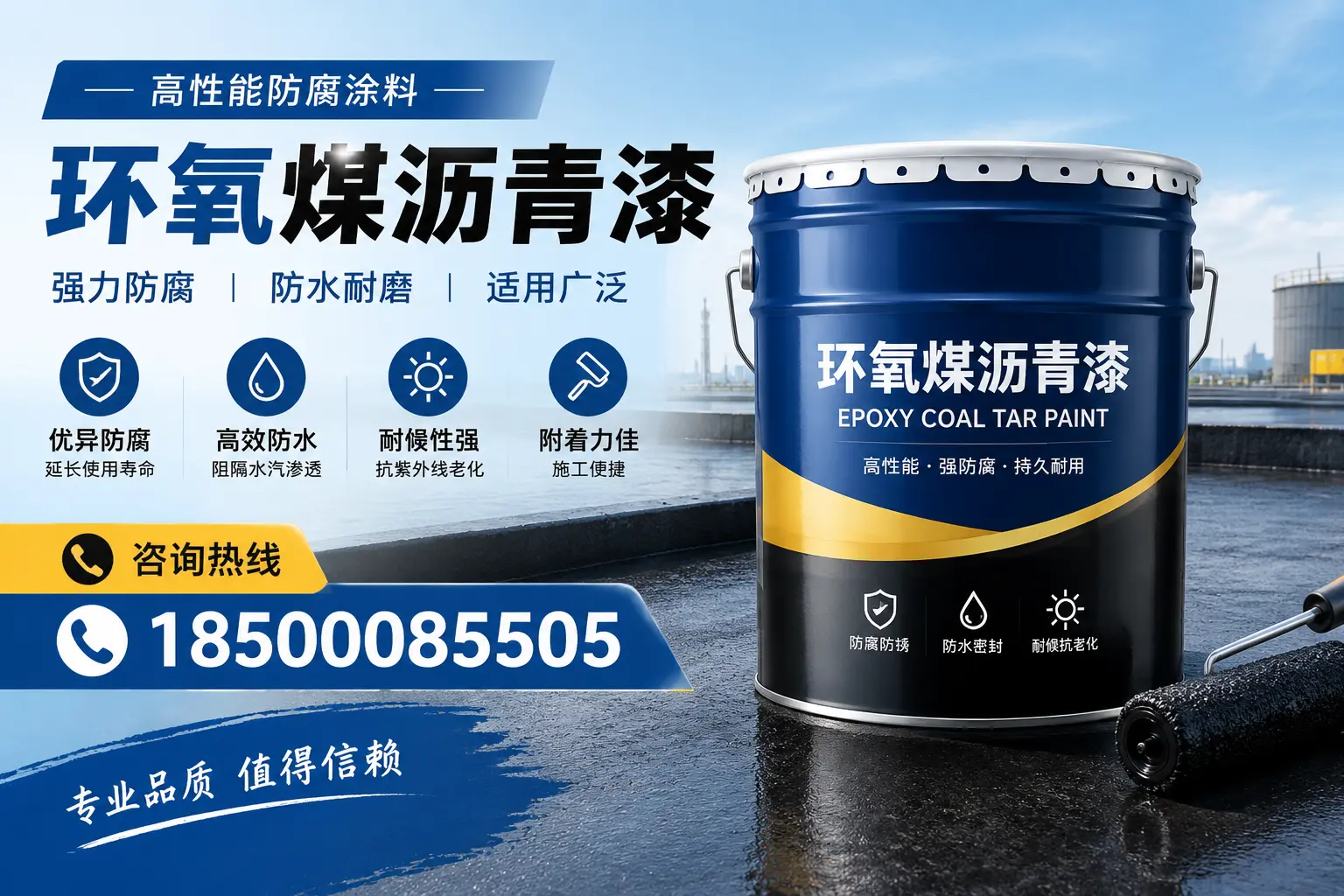 环氧煤沥青漆的主要成分与功能，九江用户深度了解